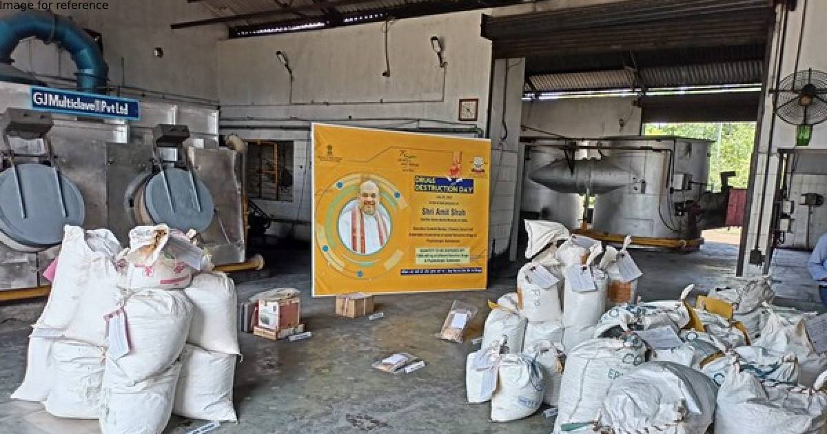 Over 1300 Kg Drugs to be destroyed in Chennai amid virtual presence of Home minister Amit Shah